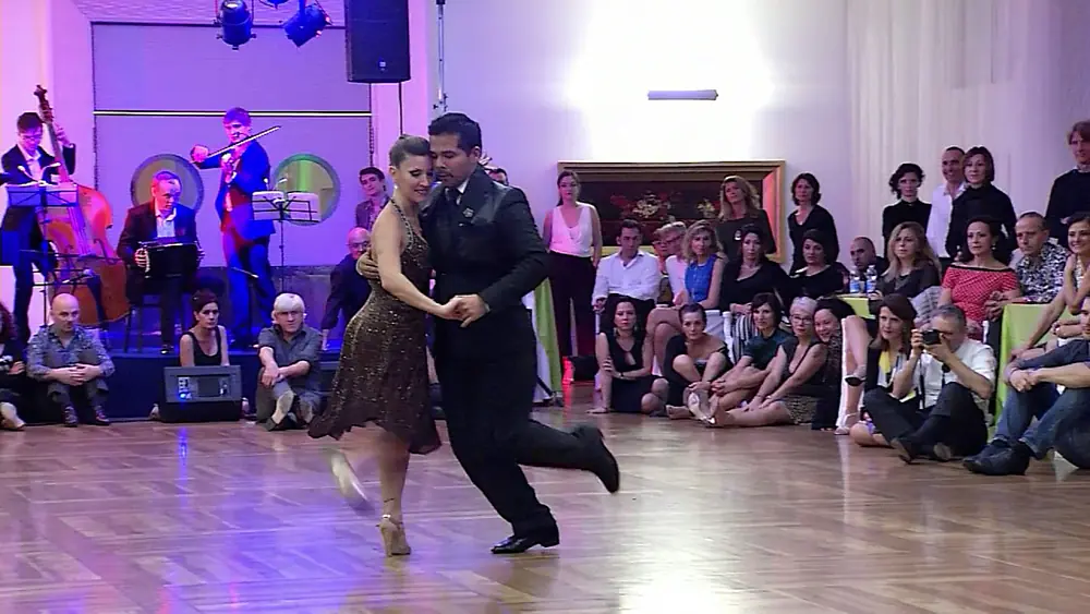 Video thumbnail for Sebastian Arce  & Mariana Montes y Ivan Talanin & Tango en Vivo - 6° Bari Tango Congress 4/4