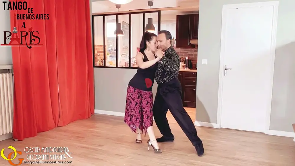Video thumbnail for Medialuna invertida Clase online 20/8/2023 Musicalidad demo #tango Georgina Vargas Oscar Mandagaran