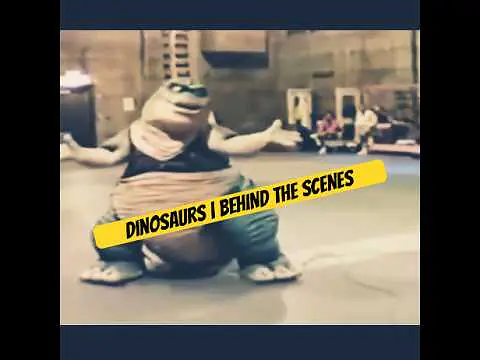 Video thumbnail of DINOSAURS | BEHIND THE SCENES #puppeteer #behind thescenes #funny #entertainment