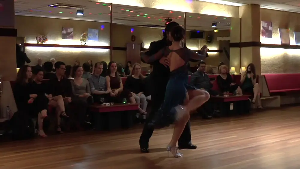 Video thumbnail for Carolina del Rivero & Donato Juarez in Milonga Dominguera (4) "Tango Triste" A.Muchy - Ezio Bosso