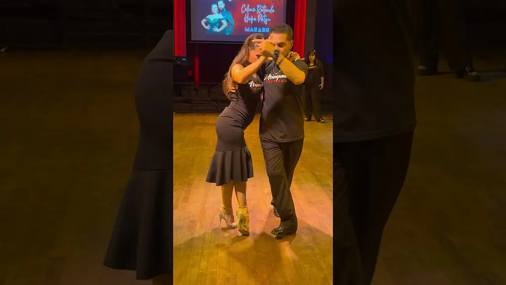 Video thumbnail for Hugo Patyn & Celina Rotundo. Tango lessons: Molinete. Buenos Aires. December 29, 2024