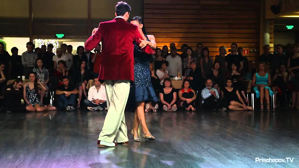 Video thumbnail for Jonny Lambert & Virginia Vasconi, 5, White tango festival 2013,  Milonga "Me Gusta"