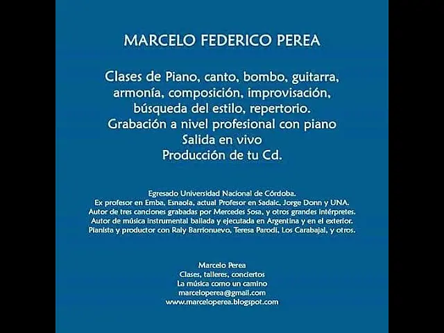 Video thumbnail for Improvisacion con modo Mayor y menor - Círculo - Marcelo Perea