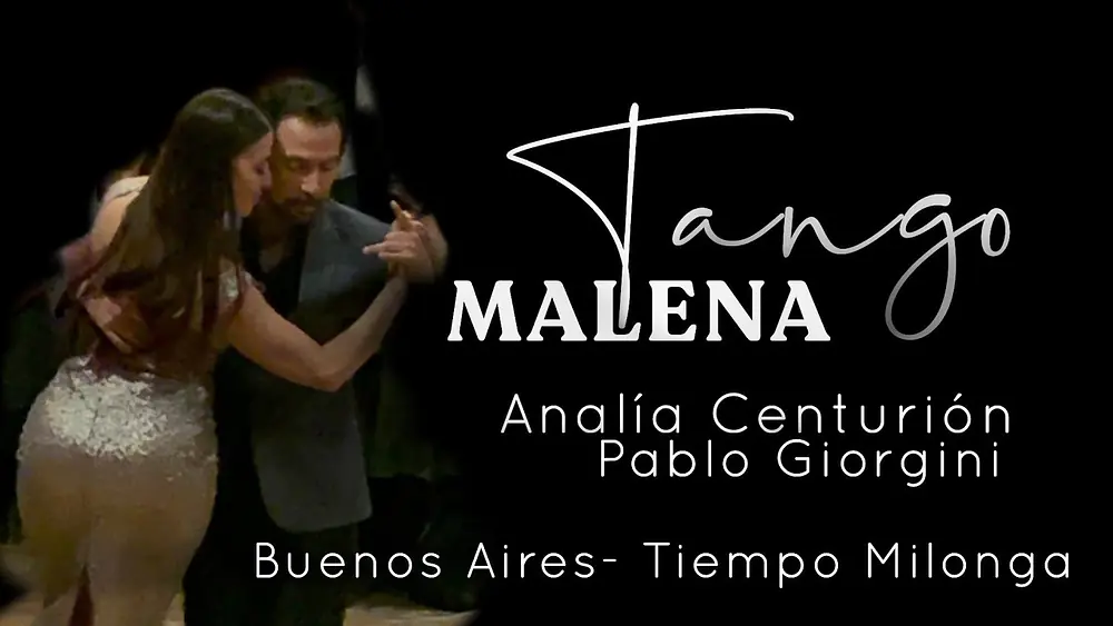 Video thumbnail for MALENA TANGO Analia Centurion y Pablo Giorgini [Tiempo Milonga] Buenos Aires 3/4