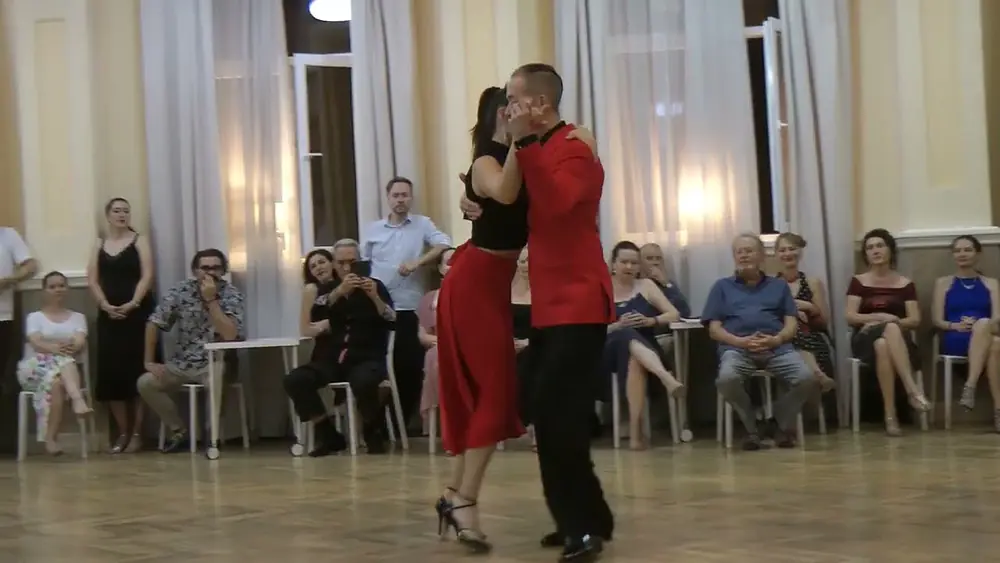 Video thumbnail for Michael Nadtochi y Elvira Lambo 13° Transylvania Tango Marathon  Brasov  Romania  06.08.2022 1.5