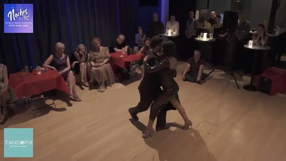 Video thumbnail for NOCHES DE ABRIL '25 - Vaggelis Hatzopoulos & Marianna Koutandou dance Juan D'Arienzo - Alma Dolorida