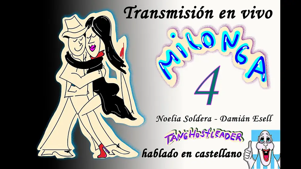 Video thumbnail for Clase de Milonga, capítulo 4 - La clase de Tango en casa - Damián Esell y Noelia Soldera
