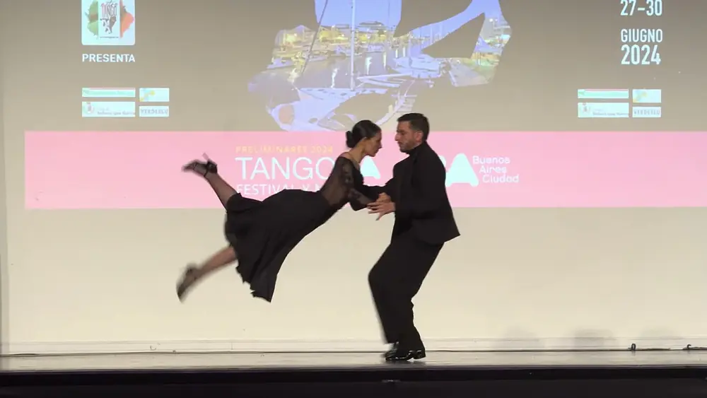 Video thumbnail for Giselle Mariel Tacon Nelson Piliu Finale European Tango Escenario Bellaria Igea Marina 2024