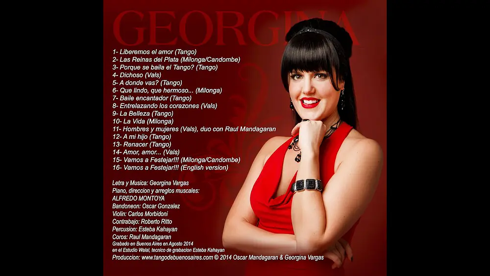 Video thumbnail for Female Tango Singer! LIBEREMOS EL AMOR Tango by Georgina Vargas