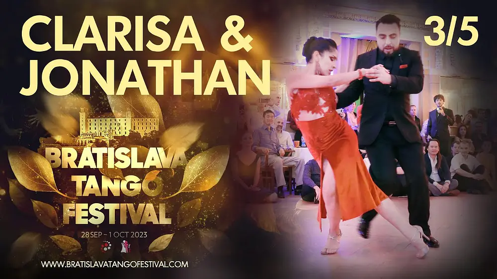 Video thumbnail for Jonathan Saavedra & Clarisa Aragon @Bratislava Tango Festival 2023 3/5 - Canaro, D'Arienzo