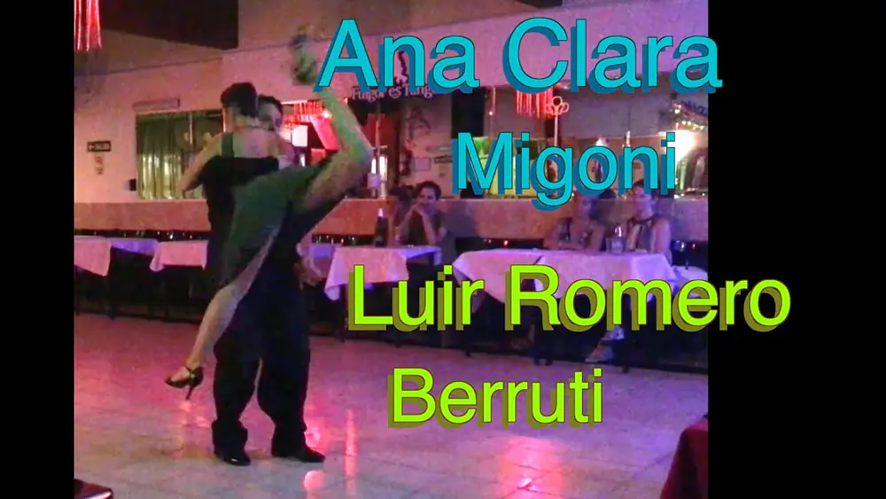 Video thumbnail for Milonga Querida - J. D'Arienzo - Ana Clara Migoni Y Luis Romero Berruti