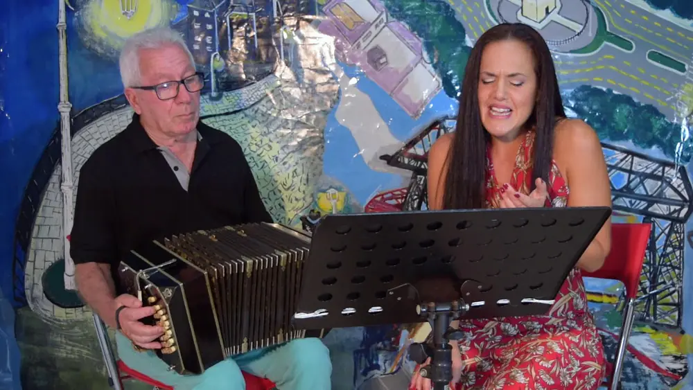 Video thumbnail for Tango cantado: RUBI de Cobian & Cadicamo Georgina Vargas junto al maestro Carlos Costa.
