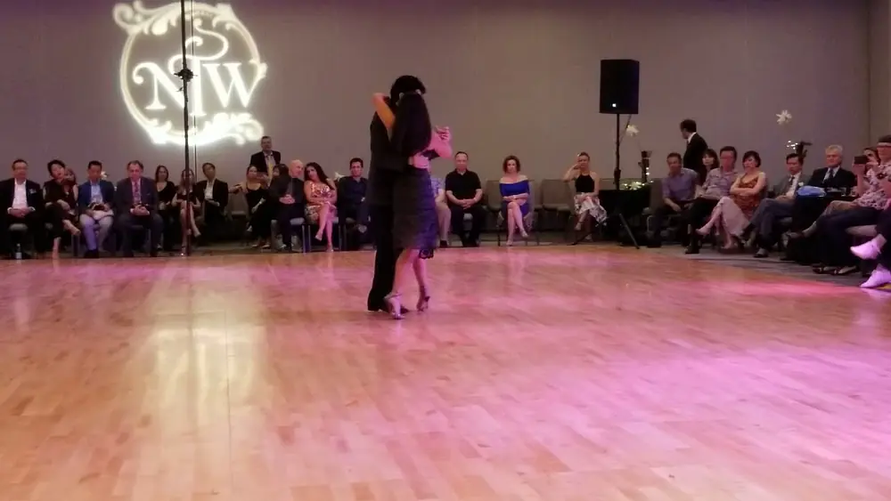 Video thumbnail for Performance by Sabrina Masso & Federico Naveira at Nora's tango week on June 30, 2018