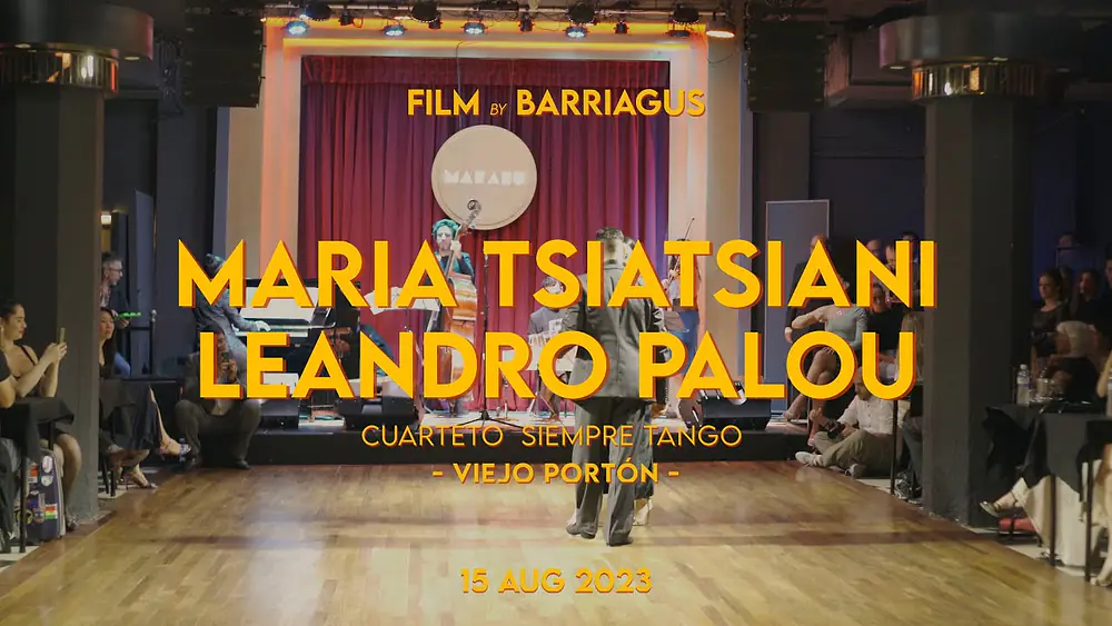 Video thumbnail for MARIA TSIATSIANI & LEANDRO PALOU - VIEJO PORTON - TANGO SALÓN EXTREMO 2023