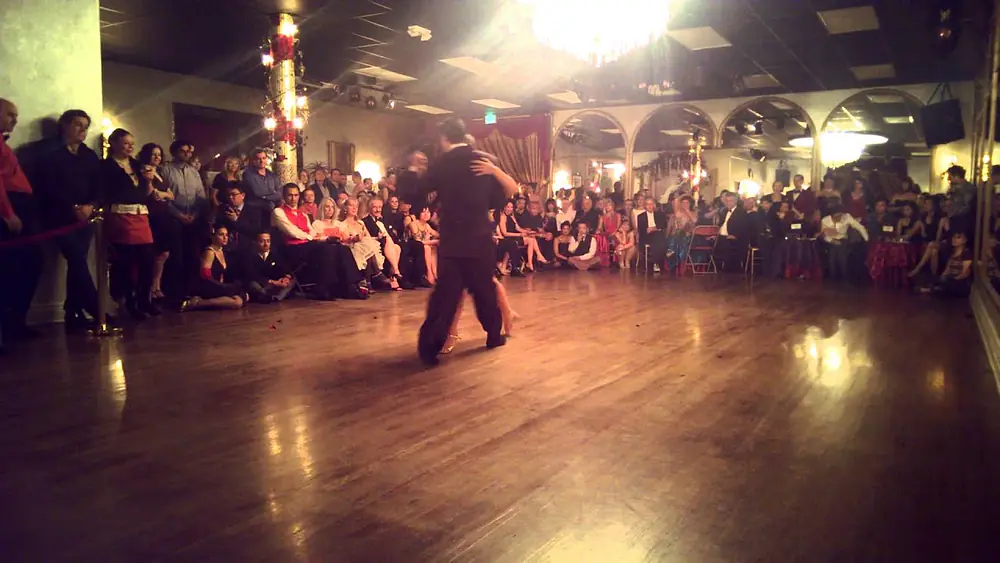 Video thumbnail for Facundo de La Cruz and Paola Sanz Tango Salon world Champions perform at Milonga Luna 02/14/2014