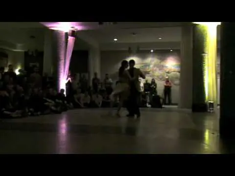 Video thumbnail for Tangomagia 2008 Amsterdam - Claudio Forte y Barbara Carpino 3/4 Tango Nuevo