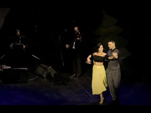 Video thumbnail for "La Milonga de Buenos Aires" Solo tango, Dmitry Krupnov & Maria Orlova