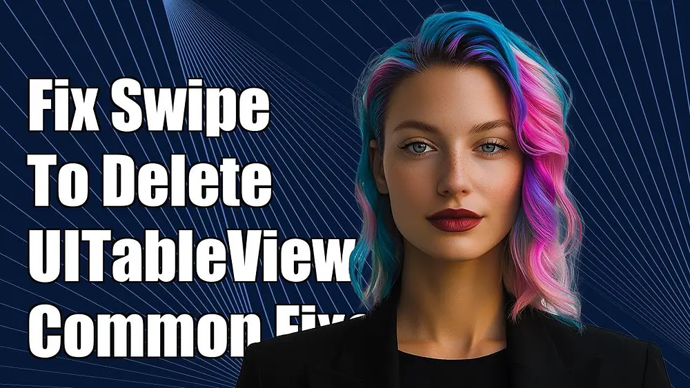 Video thumbnail of Fixing Swipe to Delete Not Working in UITableViewCell: Common Solutions