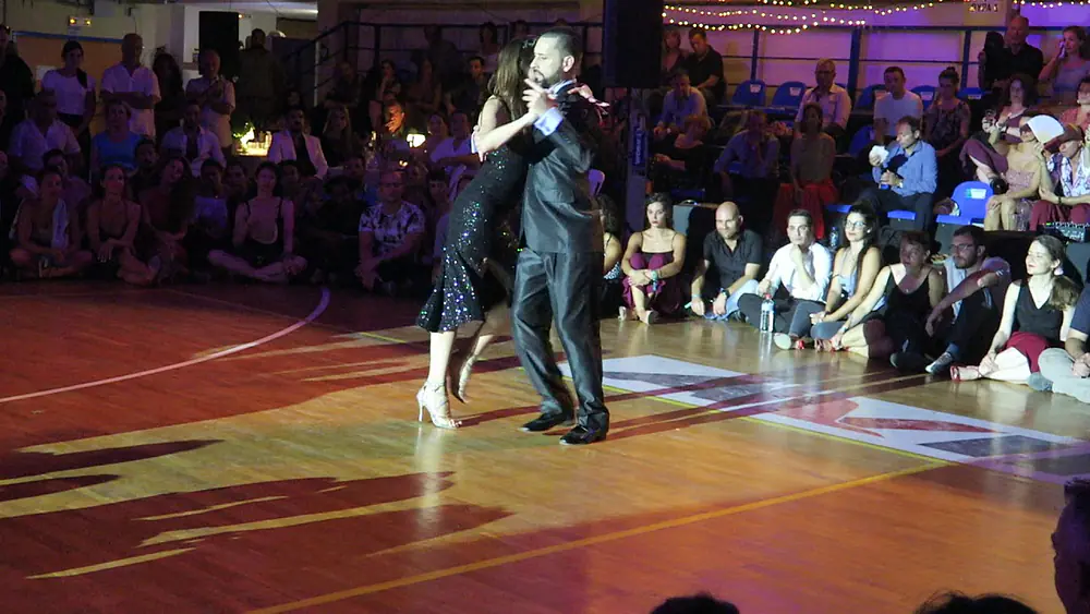 Video thumbnail for Javier Rodriguez & Moira Castellano at A Los Amigos Tango Festival, Rythymno Crete 2019 1