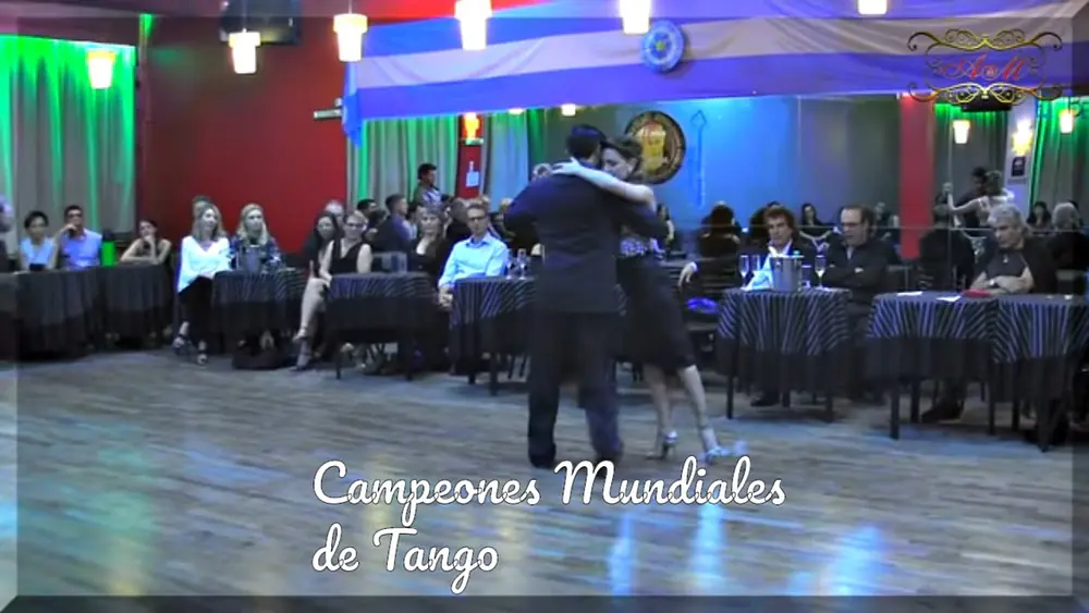 Video thumbnail for Campeones mundiales pista 2017  Germán Ballejo, Magdalena Gutierrez,  Porteño y Bailarin milonga