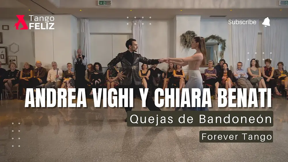 Video thumbnail for Andrea Vighi y Chiara Benati - Quejas de Bandoneón - Forever Tango