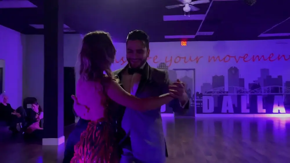 Video thumbnail for Tango performance by Martina Waldman & Alexander Rojas in Dallas, Texas January 2023 (1/2)