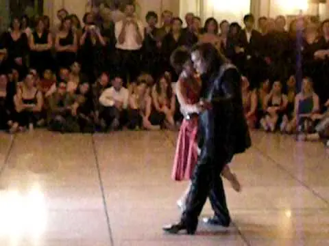 Video thumbnail for Chicho Frumboli y Juana Sepulveda - 3° tango - 22-5-10 Palermo (Italy)