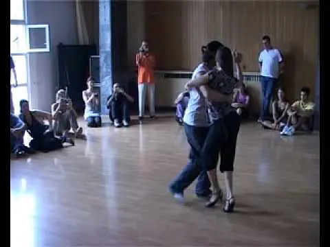 Video thumbnail for Gustavo Rosas y Gisela Natoli.Tango Argentino.Demo Clases.Belgrade Tango Festival 2009.