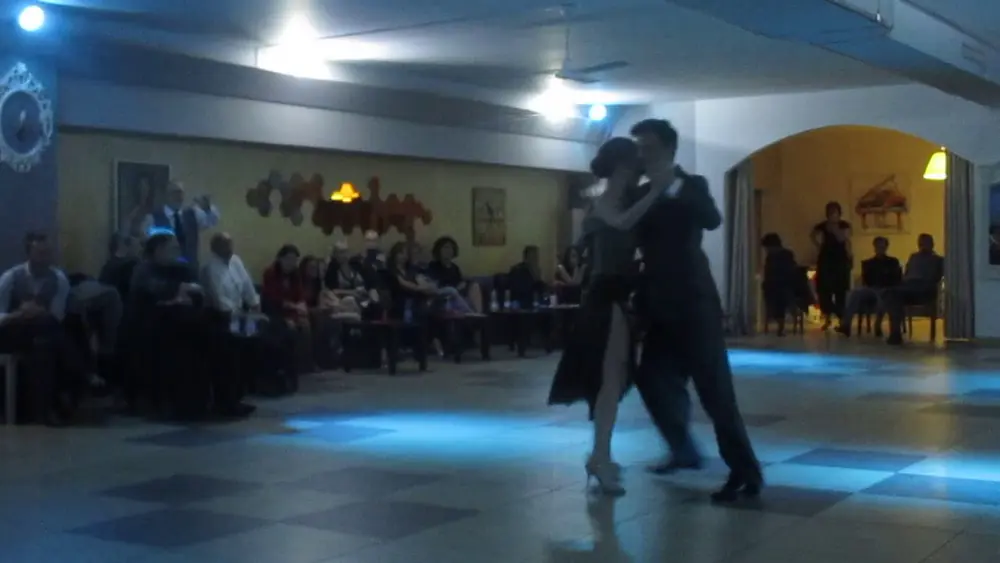 Video thumbnail for Tango Asi' al CleoCafe'..VITTORIA FRANCHINA ed EDWIN LEONARDO OLARTE..Tango Vals