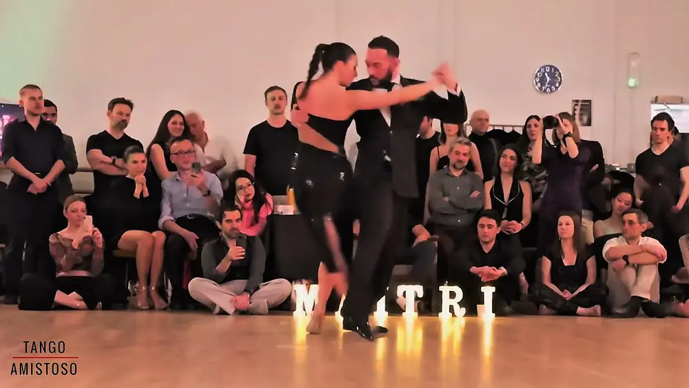 Video thumbnail for Loukas Balokas and Georgia Priskou, Farolito de Papel - Anibal Troilo, Milonga Maitri 2025 (4/5)