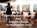 Video thumbnail for Valeria Soledad Bordon and Joaquim Besga 19 Sept 2017 Milonga at Alive Tango