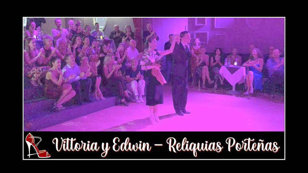 Video thumbnail for Vittoria Franchina y Edwin Leonardo Olarte 4/4 - Reliquias Porteñas  (milonga) - Salòn Càldin