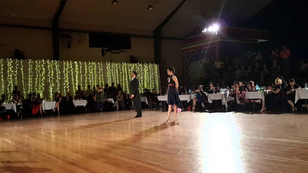 Video thumbnail for Sebastian Arrua & Marcela Ospina, NZTF 2015. Fuimos/Orchestra O. Pugliese