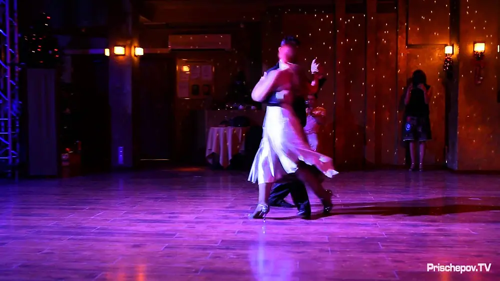 Video thumbnail for Vlada Zakharova and Andrey Makarov, Orquesta Pasional, White tango festival 2013