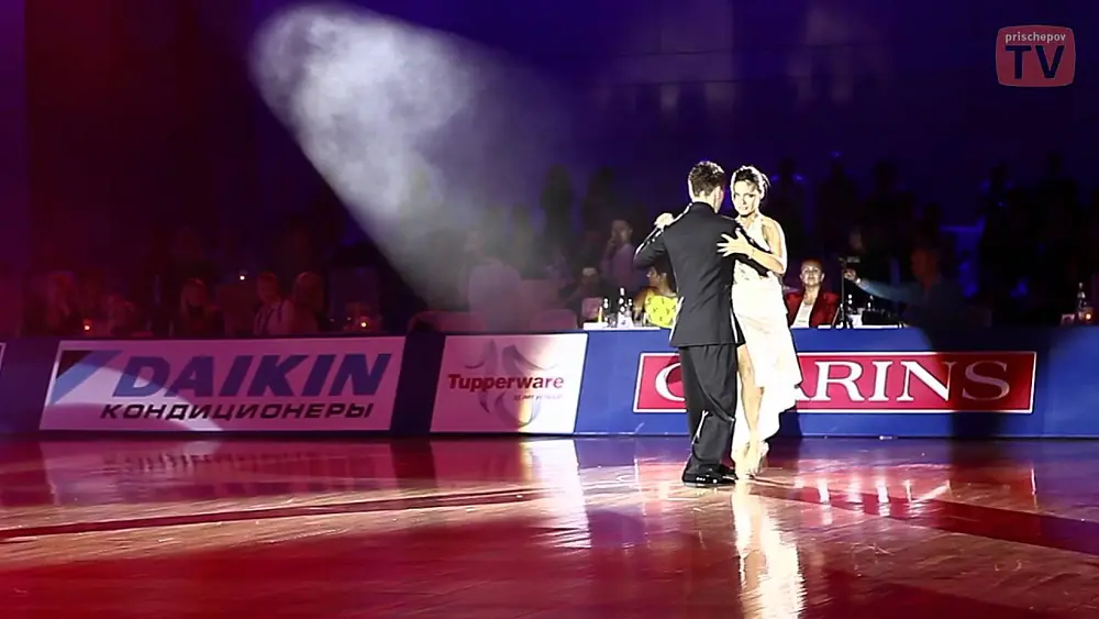 Video thumbnail for Dmitry Vasin & Esmer Omerova, Russia, Moscow Ball 25.11.2012,  archive video, tango