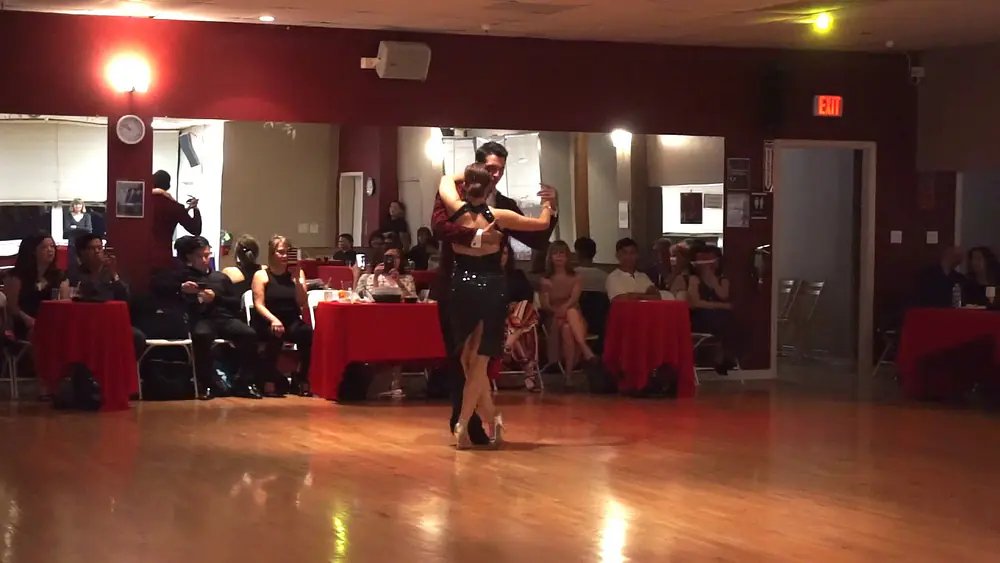 Video thumbnail for Maxi Copello & Raquel Makow Tango Demo 1/3 2018 April 20