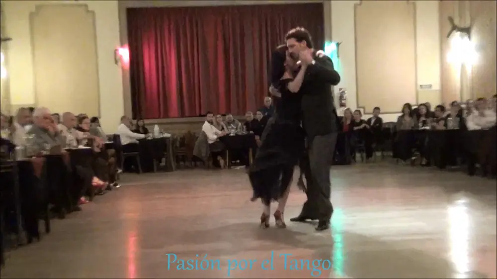 Video thumbnail for NATACHA POBERAJ y JULIO BASSAN Bailando el Tango GRICEL en YIRA YIRA MILONGA