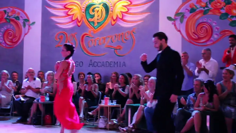 Video thumbnail for Dmitriy Kuznetsov & Olga Nikola 4/4 - 2 Corazones Tango Accademia Rimini 29/06/2018