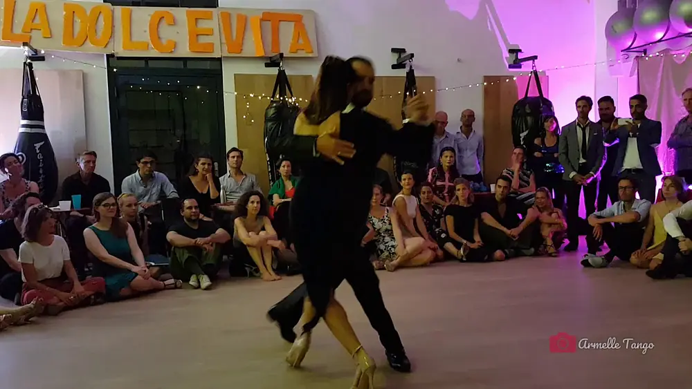 Video thumbnail for Javier Rodriguez & Moira Castellano ❤Arrangaraz (Ricardo Tanturi)@ Paris - La Milonga Dolce Vita