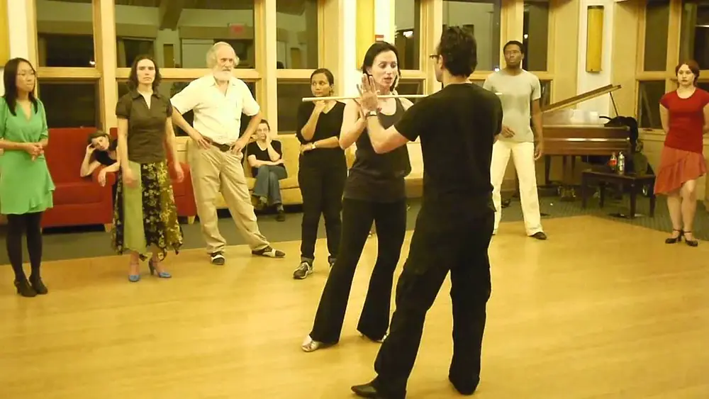 Video thumbnail for Dartmouth Tango Class 2 with Fernanda Ghi & Guillermo Merlo: Boleos - basic technique