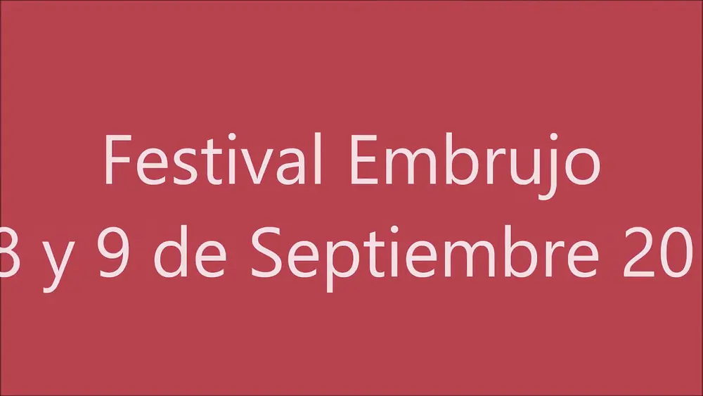 Video thumbnail for Festival Embrujo. Juan Amaya y Valentina Garnier 3/4