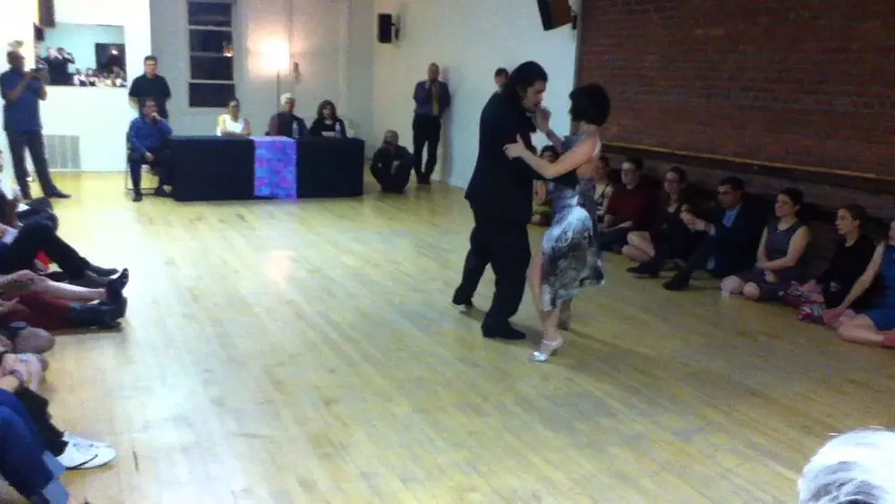 Video thumbnail for Donato Juarez and Carolina Del Rivero Tango Performance #2 to Desde El Alma in Ann Arbor 11-8-2014