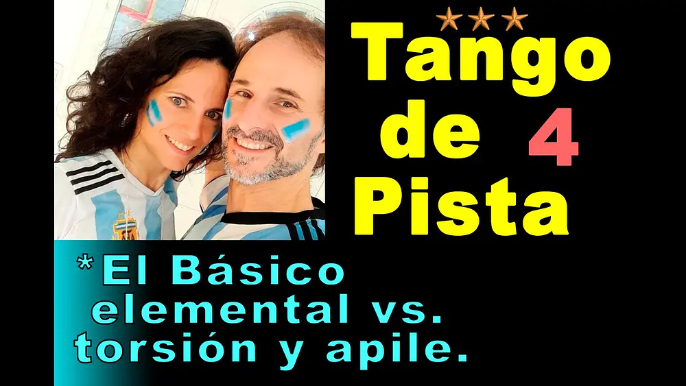 Video thumbnail for Tango de Pista, capítulo 4 ¨El Básico elemental vs. torsión y apile¨ x Damián Esell y Noelia Soldera