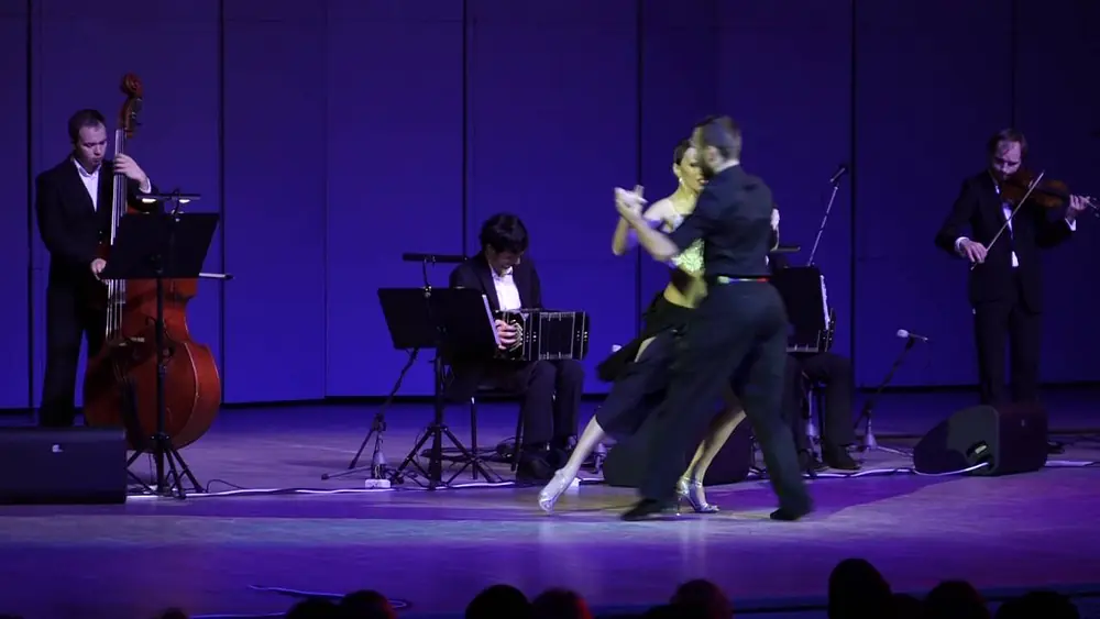 Video thumbnail for Oblivion. Solo tango orquesta & Lautaro Greco. Дмитрий  Нестеров и Олеся Самсонова.