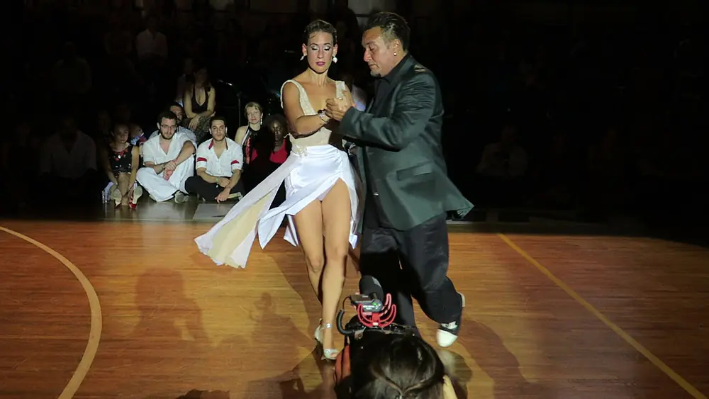 Video thumbnail for Mariano Chicho Frumboli & Juana Sepulveda at A Los Amigos Tango Festival, Rythymno Crete 2019 6