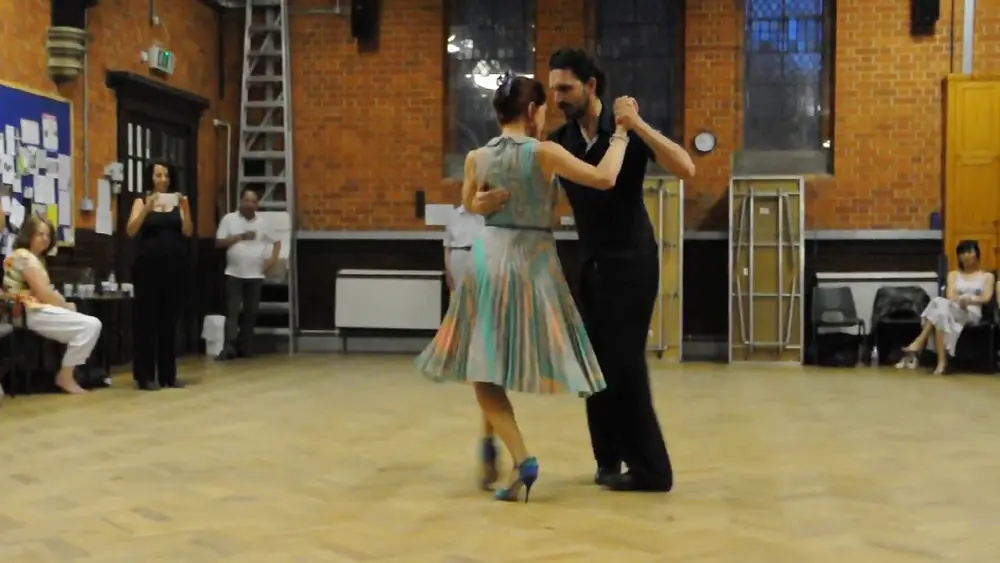 Video thumbnail for Alexandra Wood & Guillermo Torrens at Reading Tango Club. Sacadas