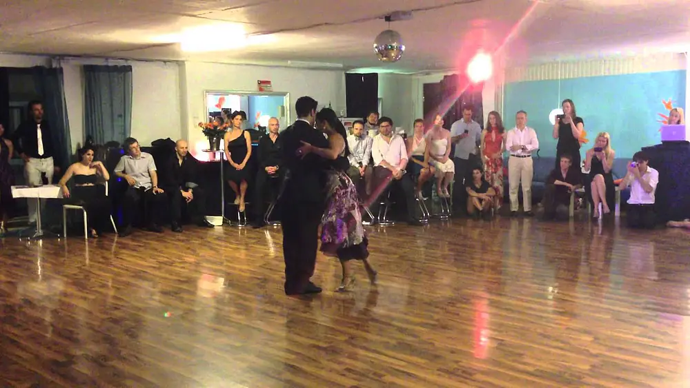Video thumbnail for Maria Ines Bogado y Sebastian Jimenez at Cuartito Azul (1) 22.06.2013