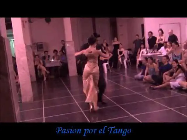 Video thumbnail for FLORENCIA LABIANO y HERNAN RODRIGUEZ bailando la milonga PICANTE en FLOREAL MILONGA