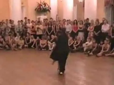 Video thumbnail for EL PAJARO y MECHA  take one Tango milonguero nights 2007