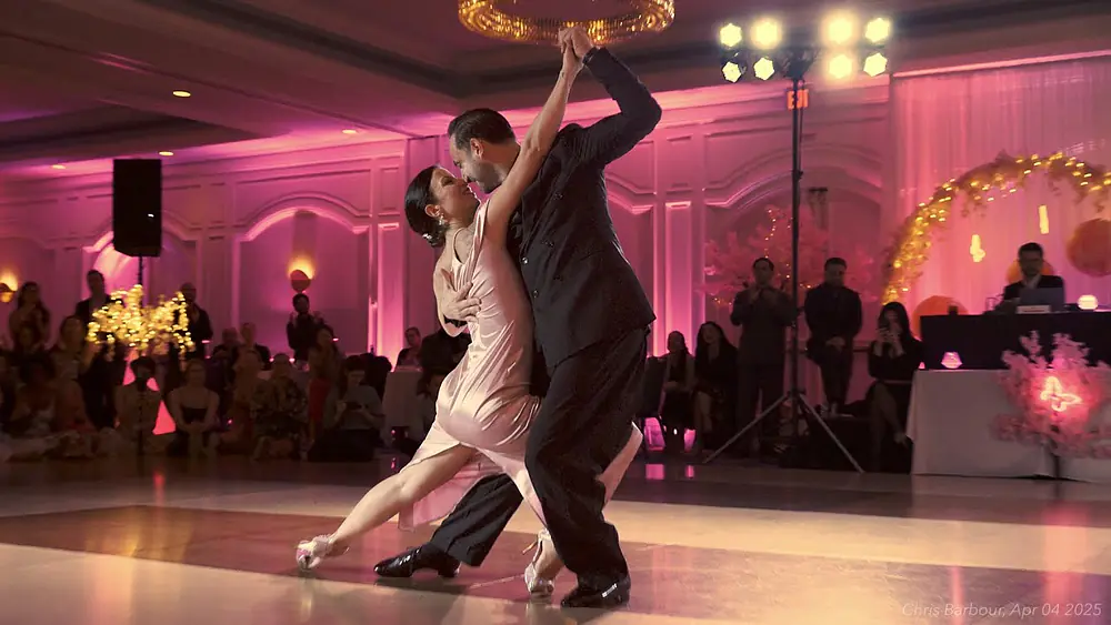 Video thumbnail for Fausto Carpino and Stephanie Fesneau performing to "Cuatro Palabras" at the 2025 SCTC